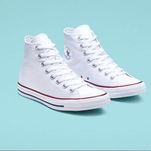 Chuck Taylor white high top converse